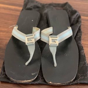 Authentic Gucci Flip Flops, size 40.5